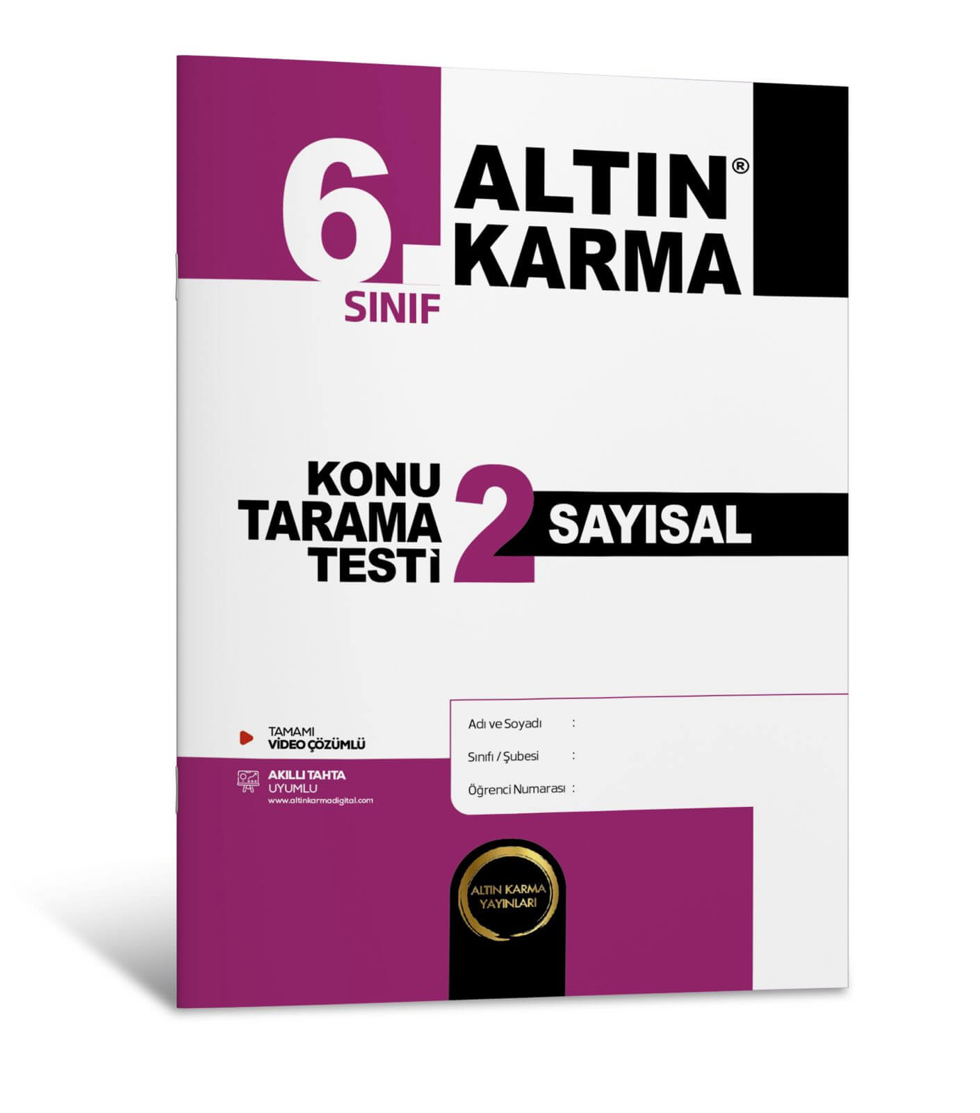 Altın Karma 6. Sınıf Sayısal Konu Tarama Testi
