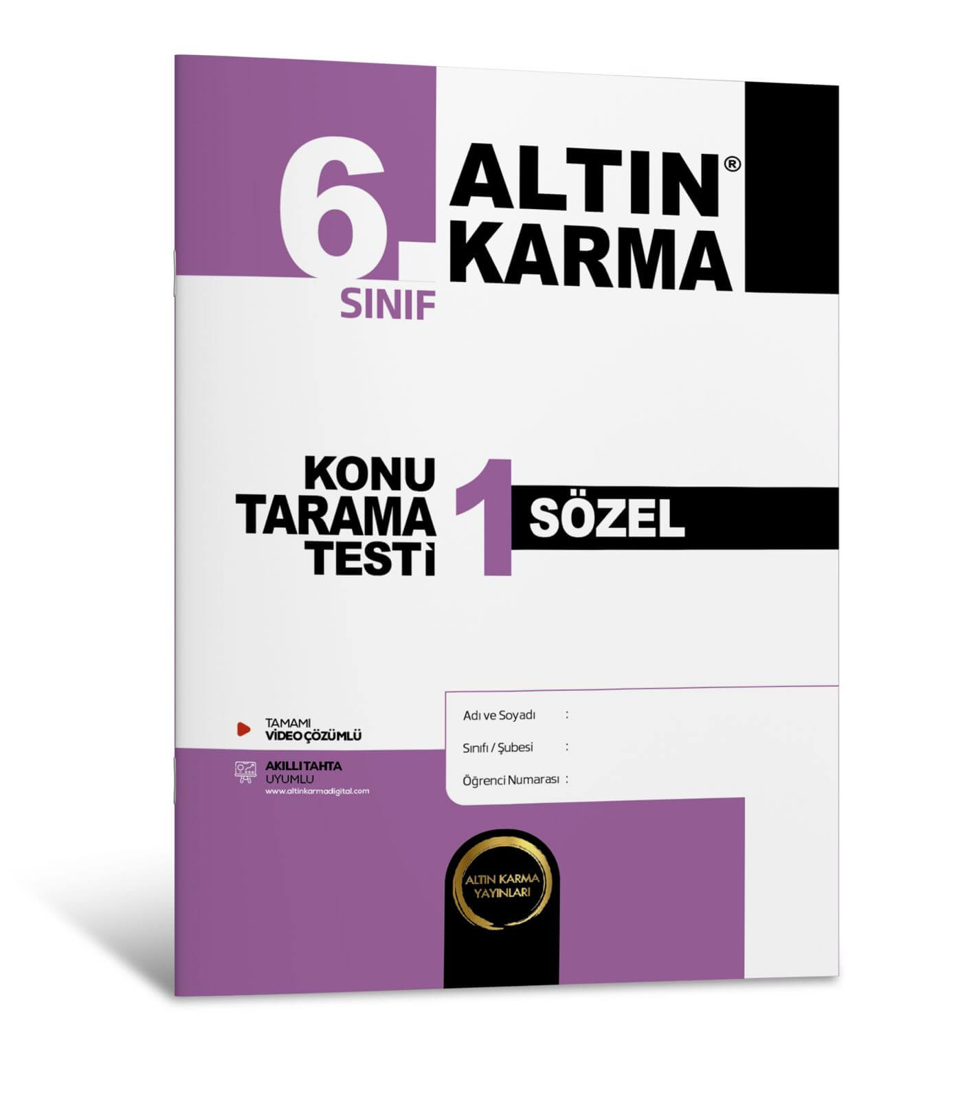 Altın Karma 6. Sınıf Sözel Konu Tarama Testi