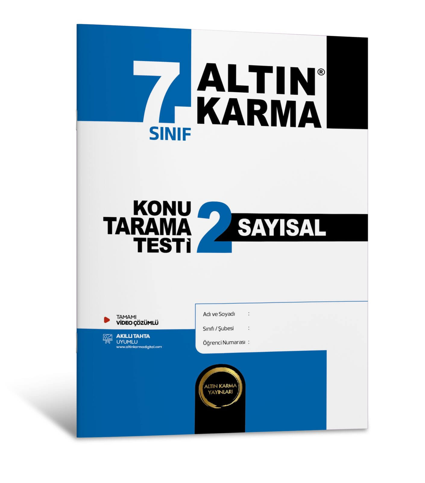 Altın Karma 7. Sınıf Sayısal Konu Tarama Testi