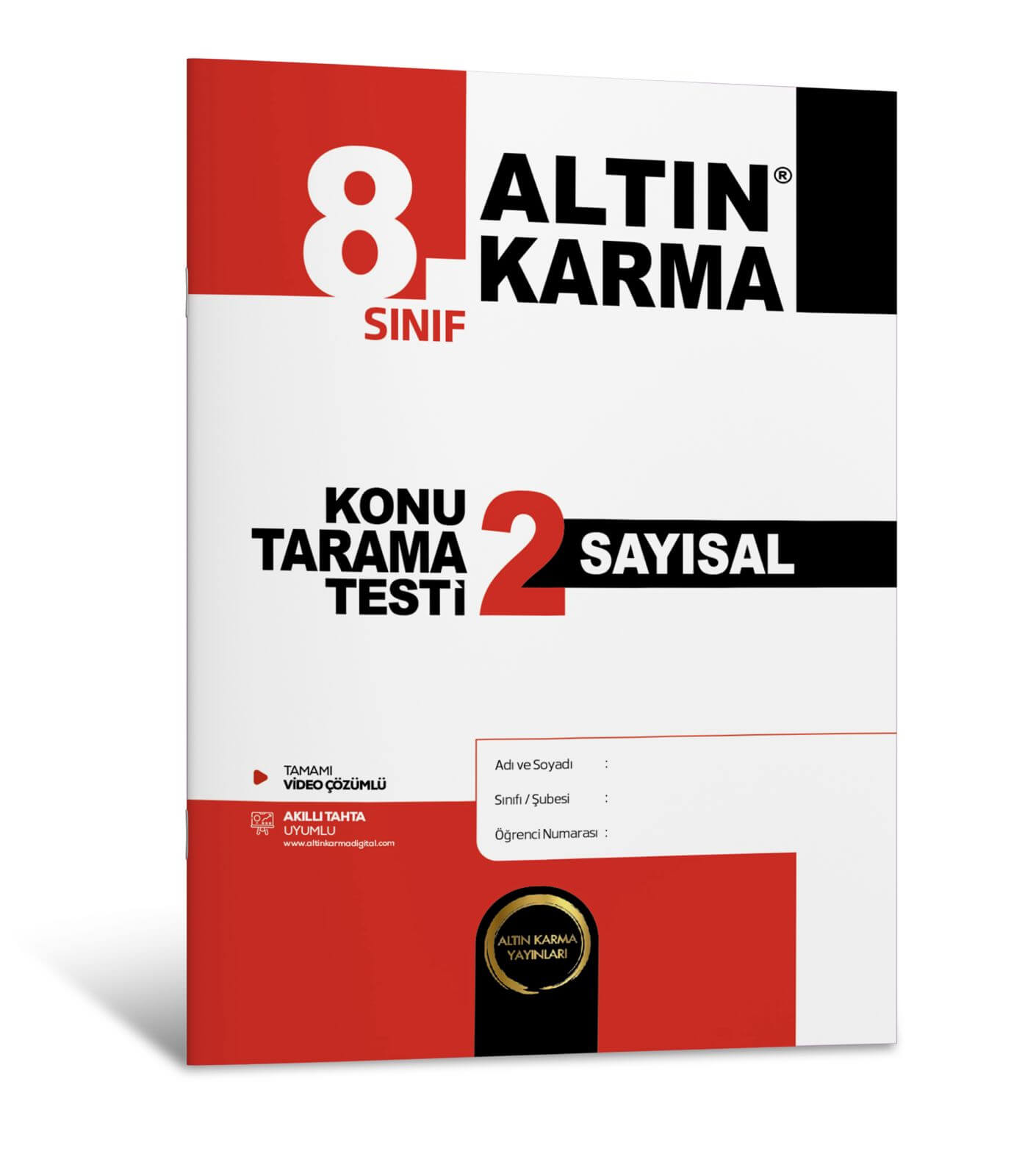 Altın Karma 8. Sınıf Sayısal Konu Tarama Testi